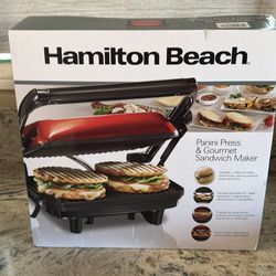 Hamilton Beach Panini Press & Gourmet Sandwich Maker