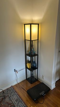 Standing Lamps with Shelves