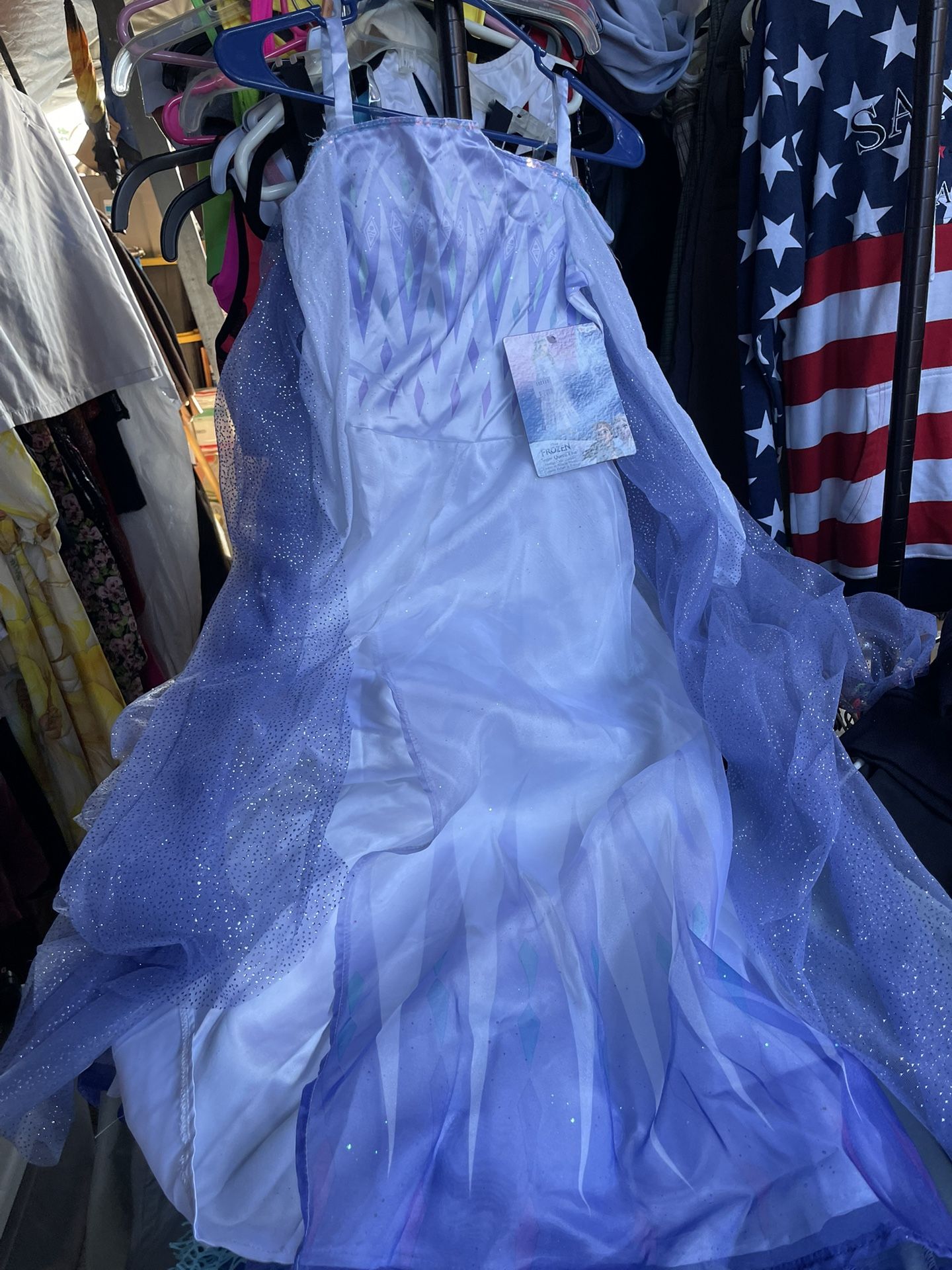 BRAND NEW DISNEY FROZEN SNOW QUEEN ELSA DRESS SIZE 7+M