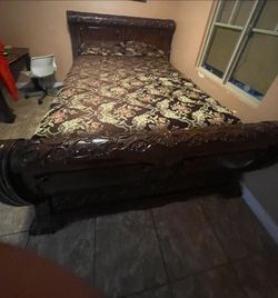 Queen bed frame
