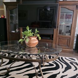 High End HOOKER Cherry Wood Wall Unit