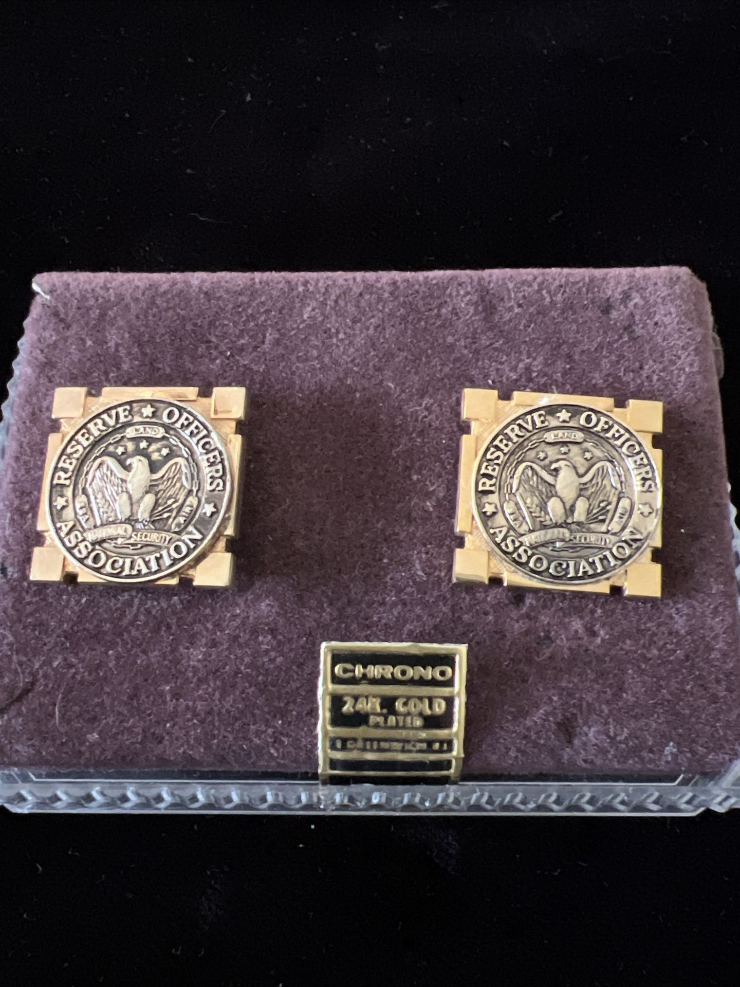 Reserve Officers Association Cufflinks Air Force