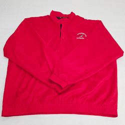 VTG 90s Sun Ice Golf Windbreaker Pullover Button Jacket Large
