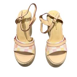 Louis Vuitton Helios Wedge Sandal