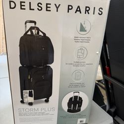 Delsey Paris Storm Plus Carry-On & Underseat Set – Open Box