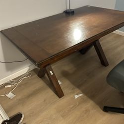 Dining Table + 4 Black Chairs - $50 OBO
