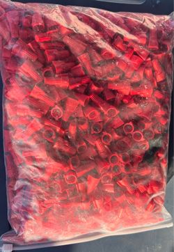 Red electrical wire connector