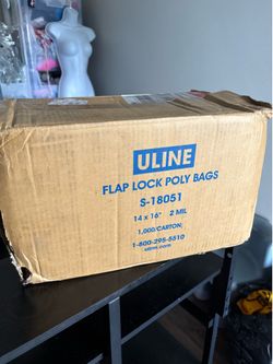 Flap lock poly bags