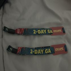 2-Day GA Escape Wristbands