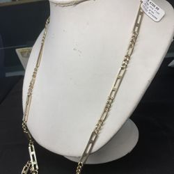 10kt Figaro Necklace