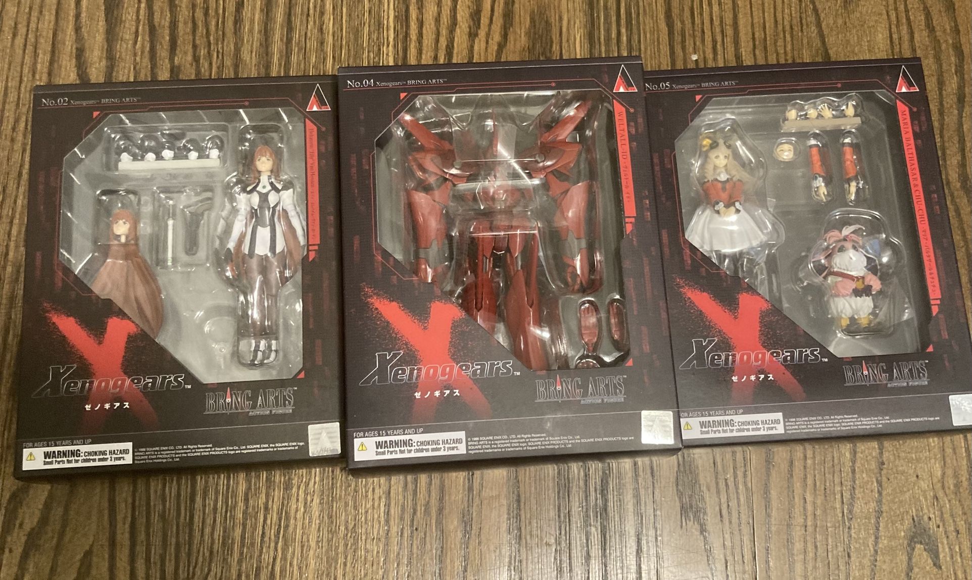 Xenogears Arts Bring Weltall Id Elly Maria Action Figure + Chu Chu Ps Game RPG 5