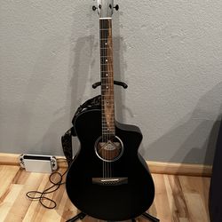 Martin SCE Custom Road Series Koa Acoustic-Electric Guitar Black