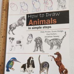 N. Peoria How To Draw Animals In Simple Steps Art Book Description Has Pickup Location Options 
