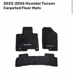 2022–2026 Hyundai Tucson Carpeted Floor Mats