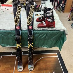 Salomon Kids Ski Package With Boots And Bindings 