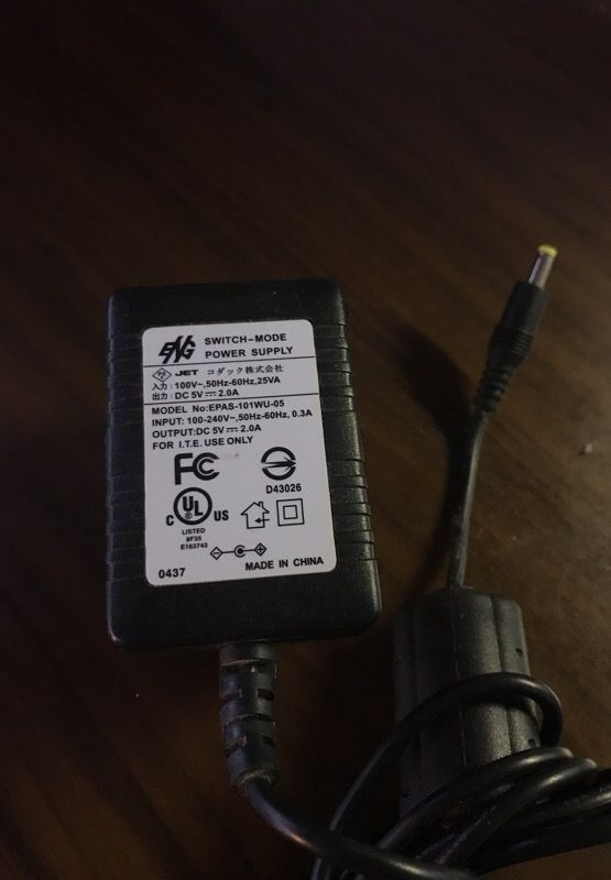 ENG EPAS-101WU-05 AC ADAPTER 5VDC 2A SWITCH-MODE POWER SUPPLY 9