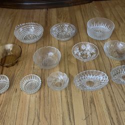 Glass Bowls, 12 Pieces