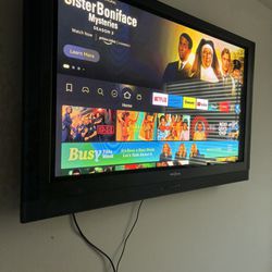 55in Plasma TV With Fire Stick