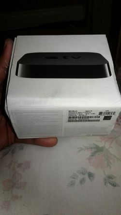 Apple t. V device with apple remote control