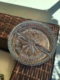 Free crystal ashtray or snack tray