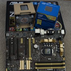 💻 ASUS Z87-A LGA 1150 Motherboard + Intel Pentium G3258 (Unlocked/OC Ready)