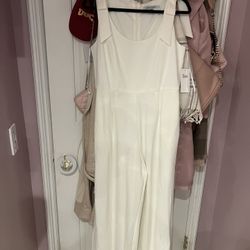 White Romper New Size 8