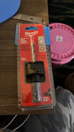 Milwaukee 3/8 shank hole saw