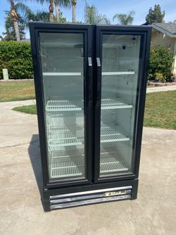 Commercial Double Door Refrigerator Dimensions 30” Width 55” Height 25” Depth