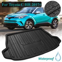 All Weather Cargo Liner Floor Mat Black for 2018-2022 Toyota C-HR Heavy Duty Waterproof