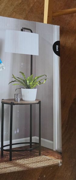 Table and lamp