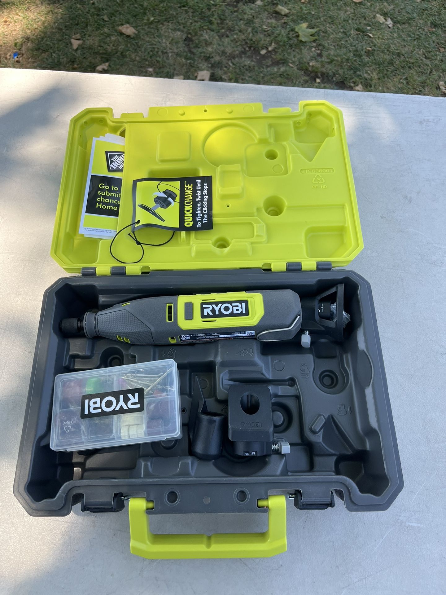 RYOBI 12V Cordless Rotary Tool Kit