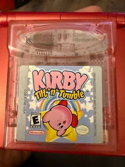 Kirby tilt and tumble Gameboy Color game