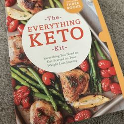 KETO-  3 Books - The Everything KETO Kit