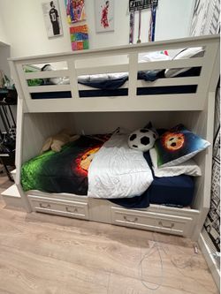 Twin-Over-Full Stair Bunk Bed