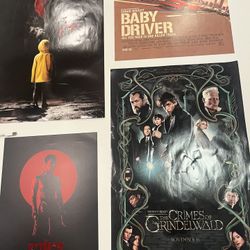 Various Small Movie Promotional Posters 