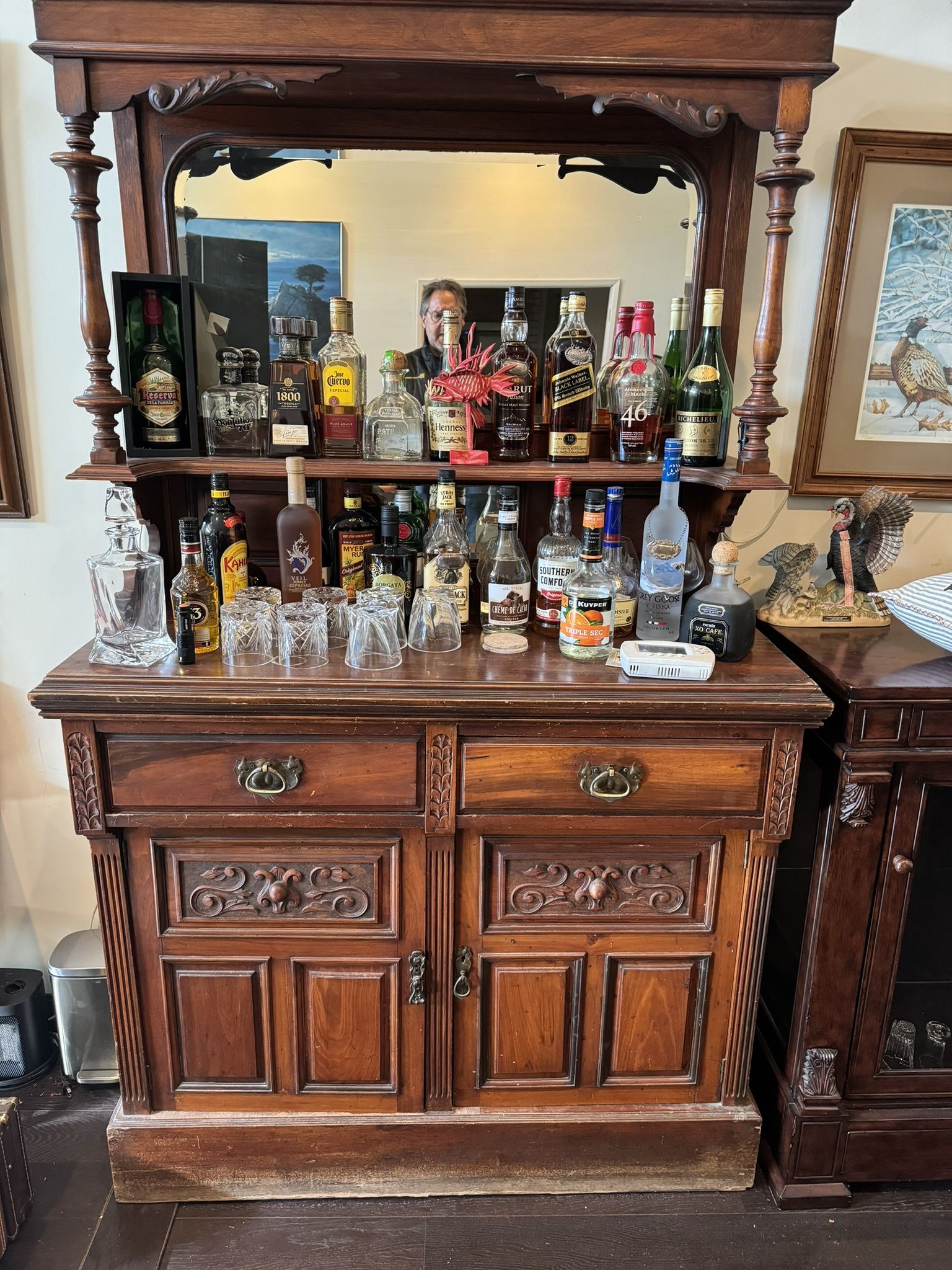 Antique Buffet/Back Bar