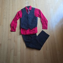 Boys 4 Piece Suit Set Size 10