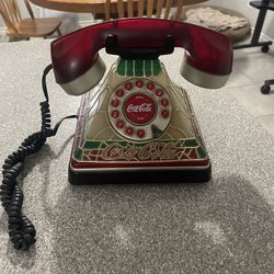 Old Fashion Coca Cola Dial Phone 