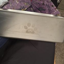 Cat Metal Litter Box -Comes With Free Metal Scooper 