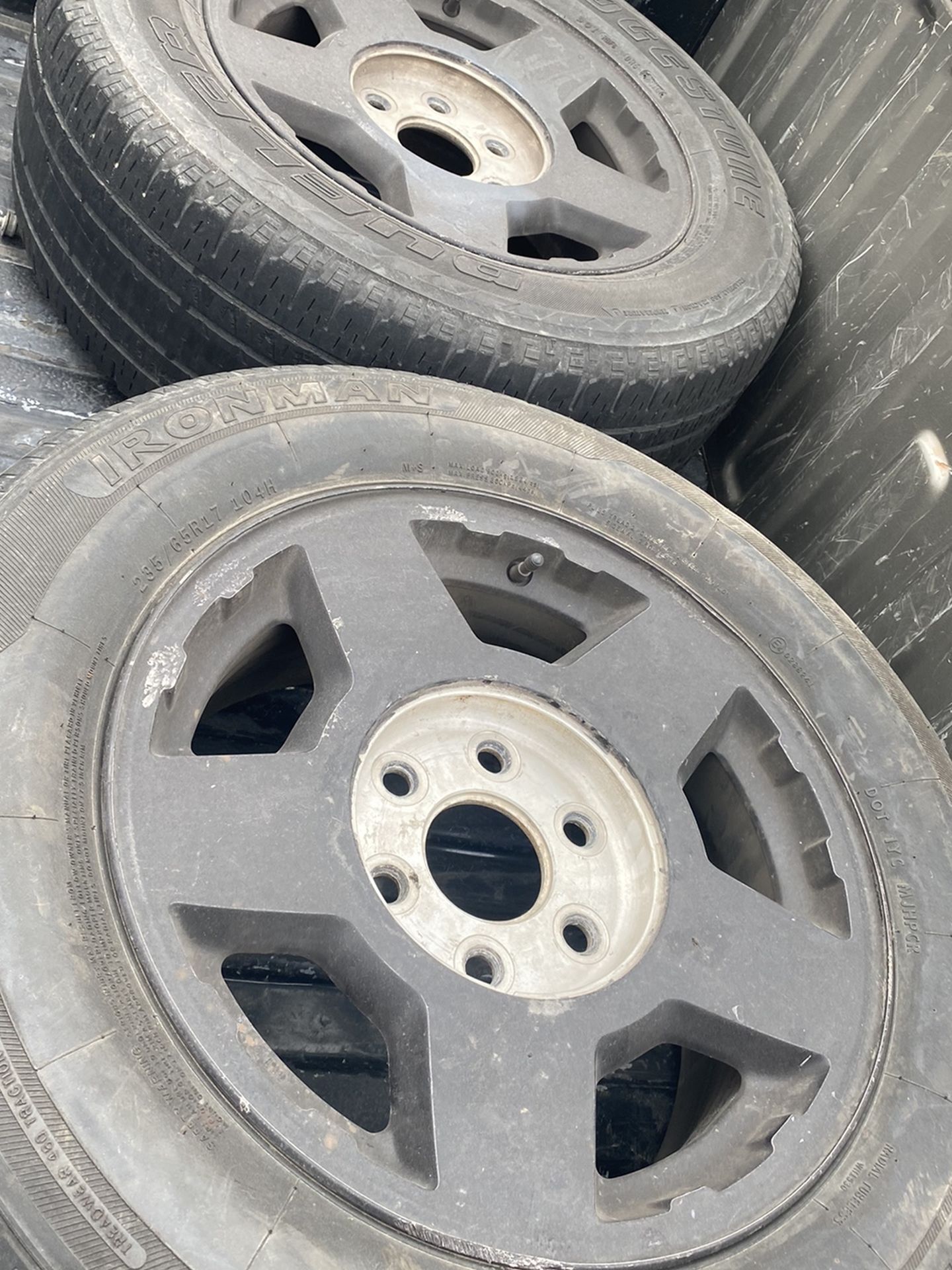 200 4 Rims And Tires Stock 17 inch Chevy