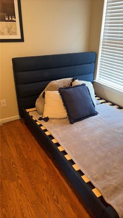 Full Size platform bed  Navy
