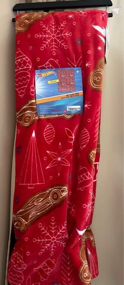Hot Wheels Christmas Blanket