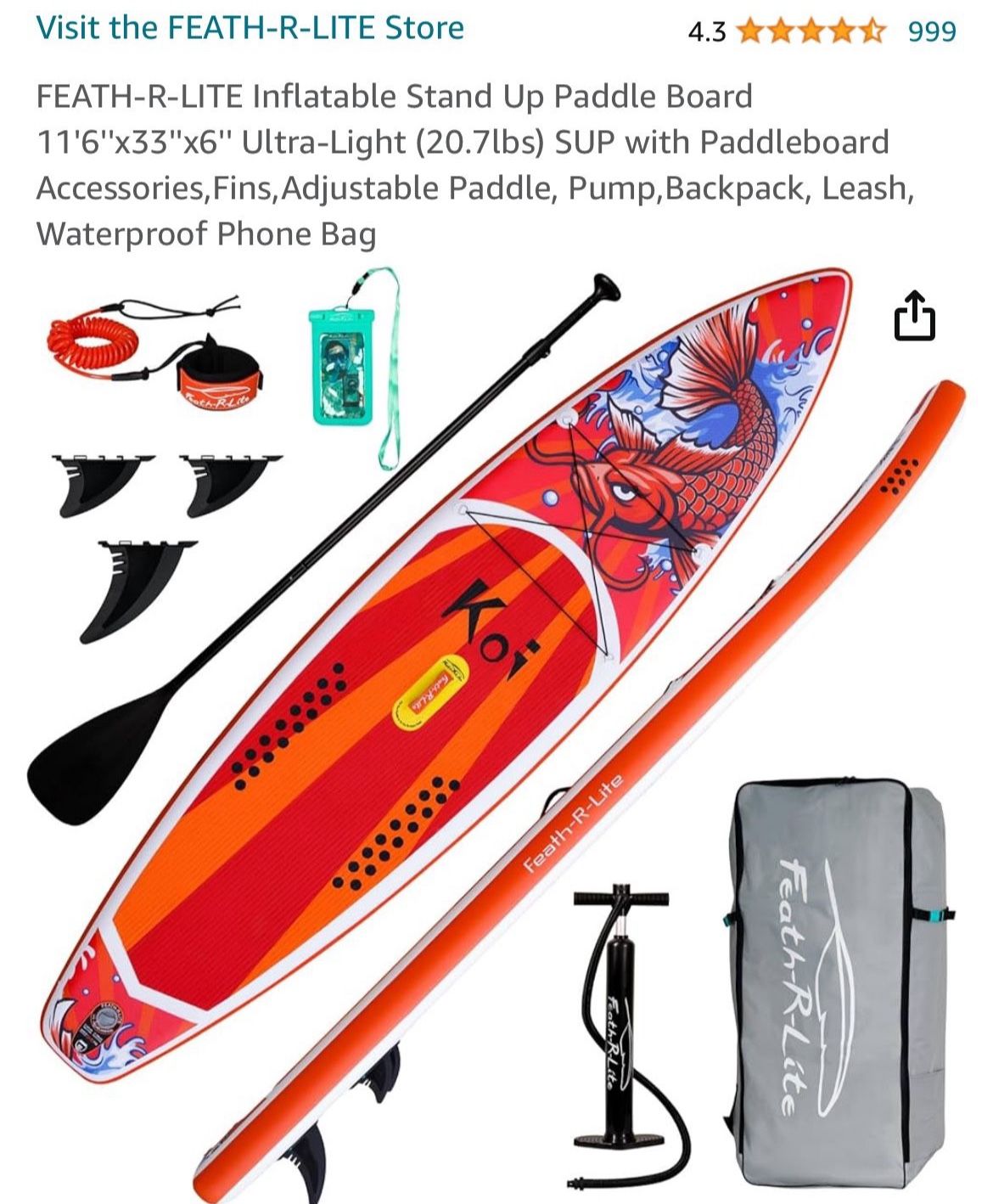 New SUP Paddle board Inflatable