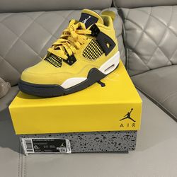 air jordan 4 retro gs youth yellow