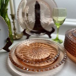  **Indian Carnival Glass ~~   Dinner Plates & Salad Plates 