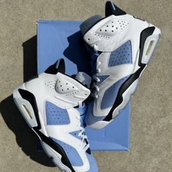 Jordan 6 Unc White 