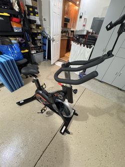 Stationary Bike , New In Box . Open To Trade . I Will Not Reject Any Fair Offer . Clearing My Garage 