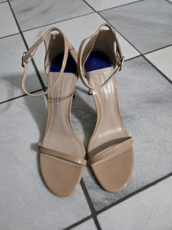 New Stuart Weitzman Nudistsong Patent Leather Ankle Strap Sandals $495