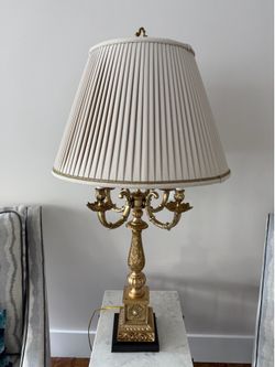 Vintage Style Brass Table Lamp