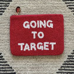Kate Spade “Going to Target” beaded pouch ❤️